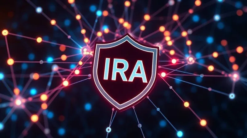 A photorealistic image of a complex, interconnected financial network, with glowing data streams flowing into a large, secure Roth IRA symbol. The image conveys advanced financial strategy and significant wealth accumulation. Professional photography, 8K, cinematic lighting, sharp focus on the central Roth symbol, depth of field blurring the background, shot on a high-end DSLR.