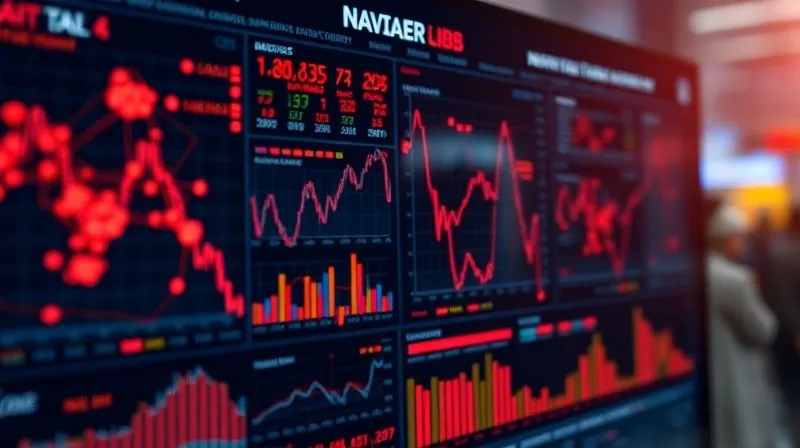 A photorealistic, professional photography, 8K, cinematic lighting, sharp focus, depth of field, shot on a high-end DSLR of a complex data visualization dashboard, with glowing network graphs and scatter plots highlighting red clusters of anomalous financial activity, against a blurred background of a busy trading floor, symbolizing machine learning in action.