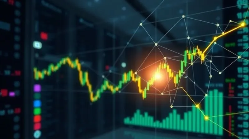 A photorealistic image of a glowing neural network diagram overlaid on financial charts, with a spotlight on a single anomalous data point. The background is a blurred server room. Professional photography, 8K, cinematic lighting, sharp focus on the anomaly, depth of field. A sense of intelligent detection and precision.