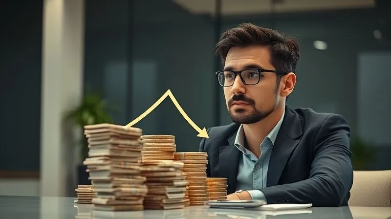 A photorealistic image of a professional individual looking confidently at a growing stack of money or a digital graph showing upward financial trajectory, with a subtle overlay of tax forms. The setting is a modern, clean office, evoking a sense of financial security and smart planning. Soft, professional cinematic lighting, sharp focus on the individual and financial elements, depth of field blurring the background, 8K hyper-detailed.