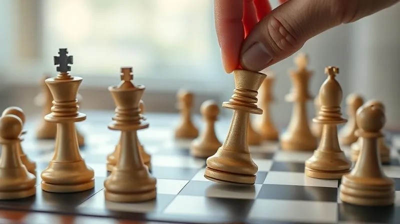 A photorealistic image of a financial chessboard with several pieces (representing different IRA accounts) in disarray, with one piece teetering on the edge, illustrating common financial pitfalls. A hand, perhaps of an advisor, is reaching to stabilize the board. Professional photography, 8K, cinematic lighting, sharp focus, depth of field.