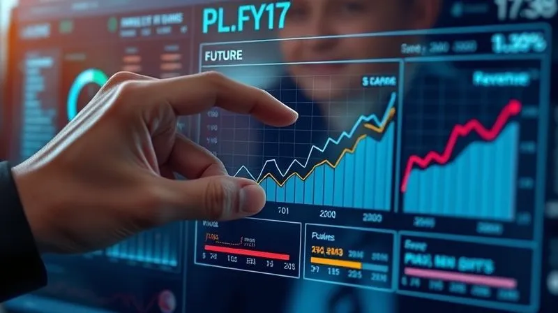 Photorealistic, professional photography, 8K, cinematic lighting, sharp focus, depth of field, shot on a high-end DSLR. A hand adjusting a complex financial dashboard displayed on a futuristic transparent screen, with three distinct graphs showing different future scenarios (optimistic, realistic, pessimistic) for revenue growth. The scene conveys strategic planning and adaptability.