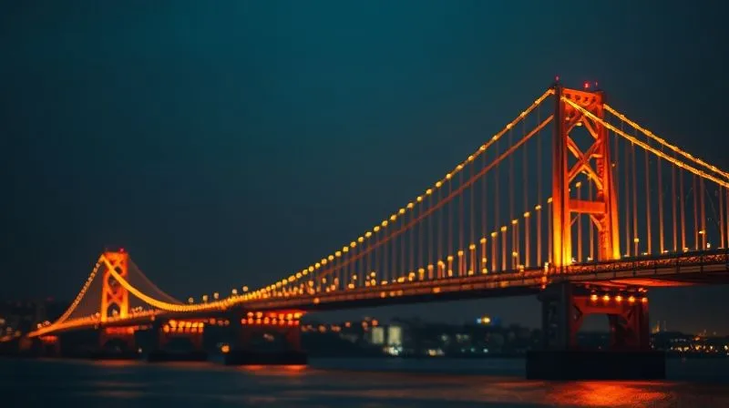 A photorealistic, professional photography of a bridge incrementally building itself, starting from a solid, central foundation and gradually extending with glowing, intricate decentralized components. The scene depicts a timeline of construction, symbolizing progressive decentralization and gradual trust building in a futuristic digital environment. 8K, cinematic lighting, sharp focus on the evolving structure, depth of field blurring the background, shot on a high-end DSLR.