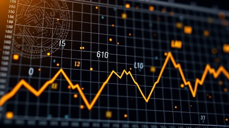 A photorealistic image of a complex economic graph with downward trends, overlaid with abstract digital currency symbols, cinematic lighting, sharp focus on the graph's pressure points, 8K hyper-detailed, professional photography, shot on a high-end DSLR.